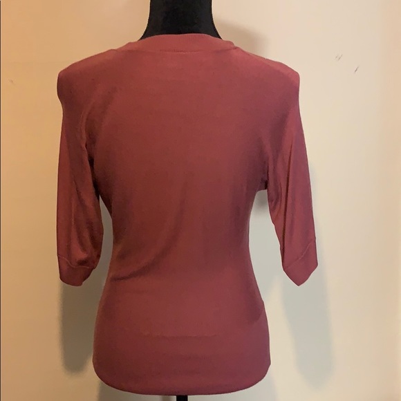 Ann Taylor deep v neck sweater S - Picture 2 of 3
